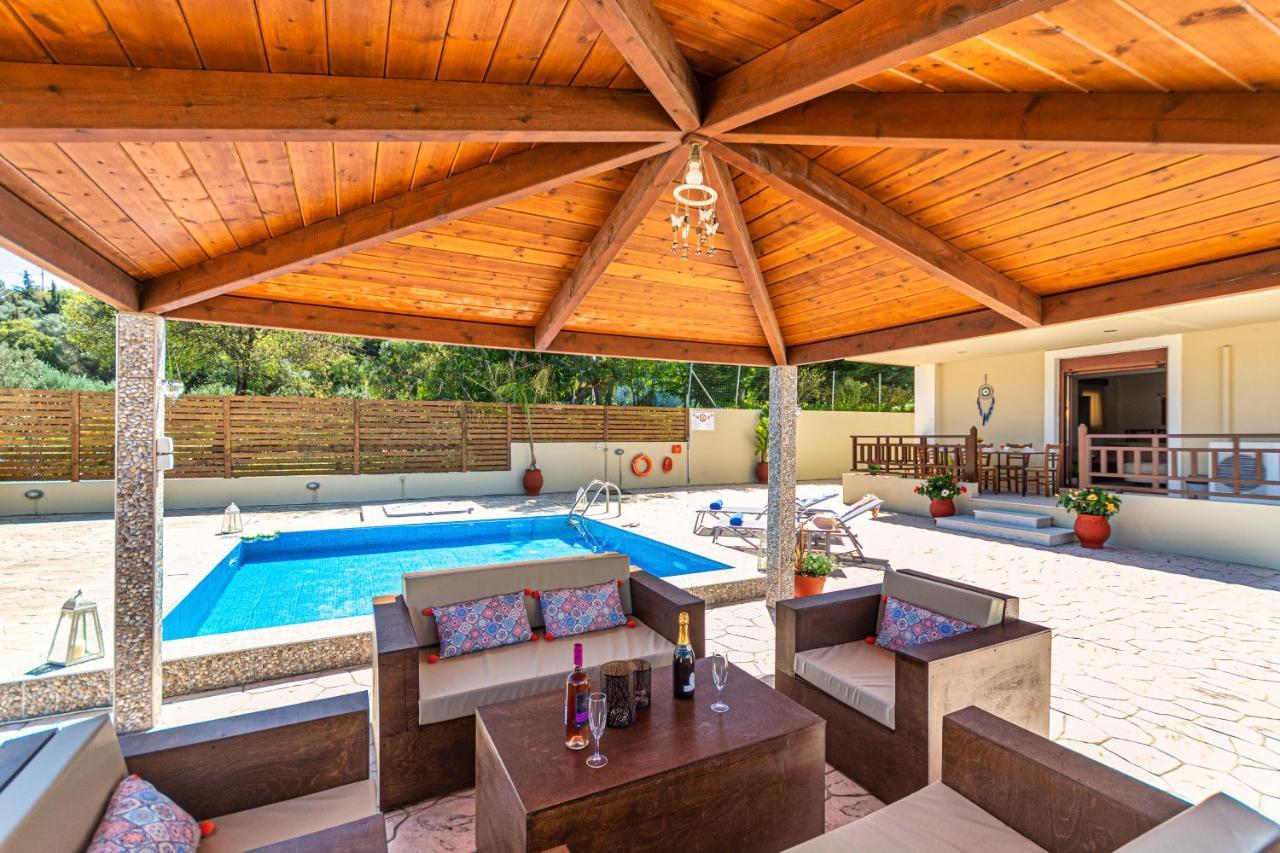 Maria'S Luxurious Villa In Koskinou Koskinou  エクステリア 写真